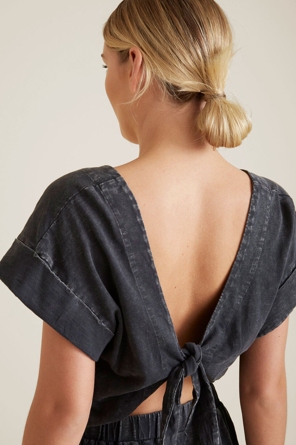 Washed Back Jumpsuit  