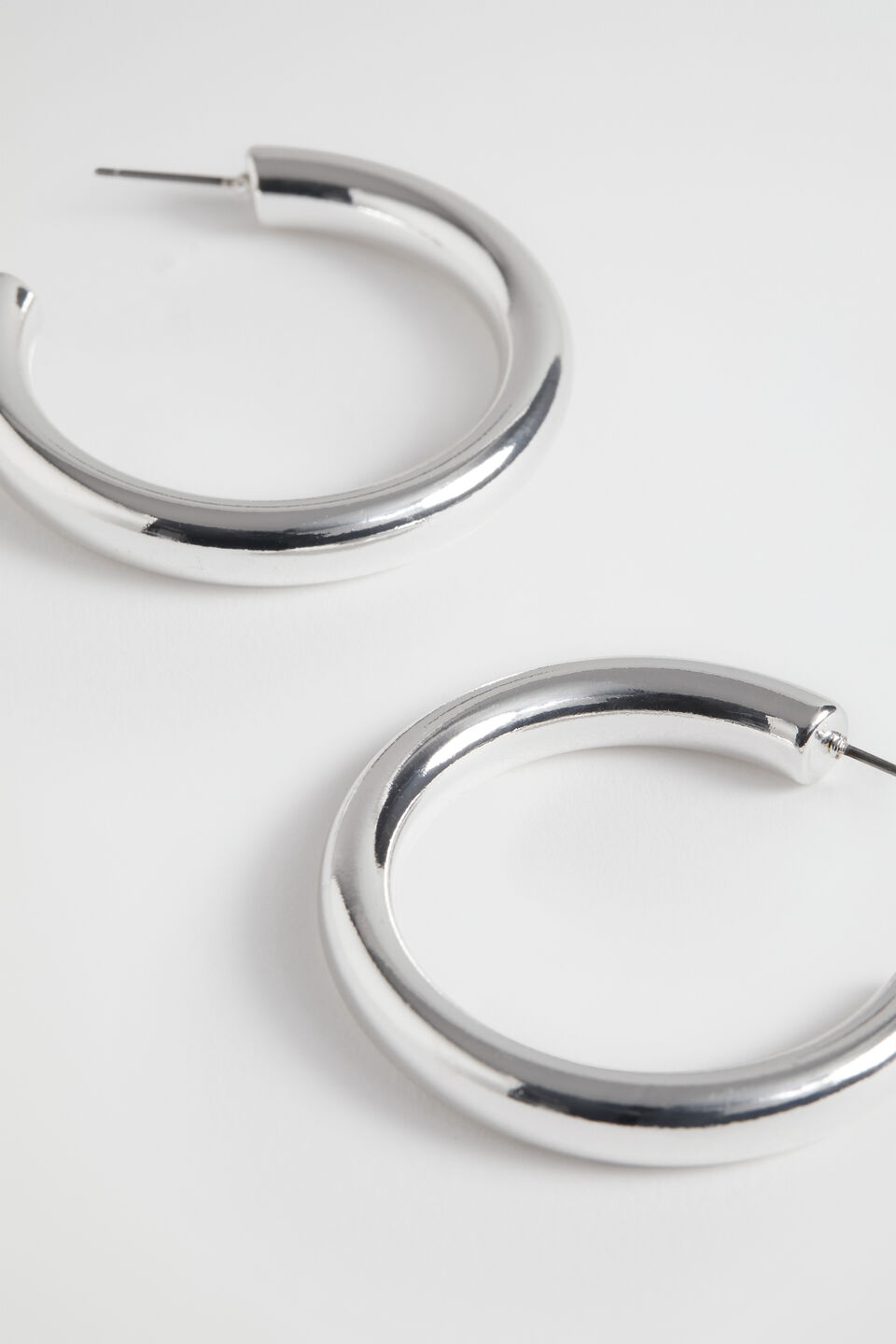 Large Hoop  Silver