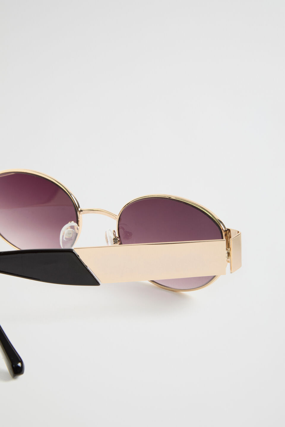 Romy Round Sunglasses  Gold