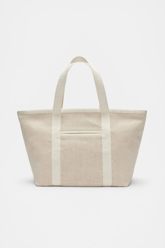 Seed Logo Day Tote  Natural  hi-res