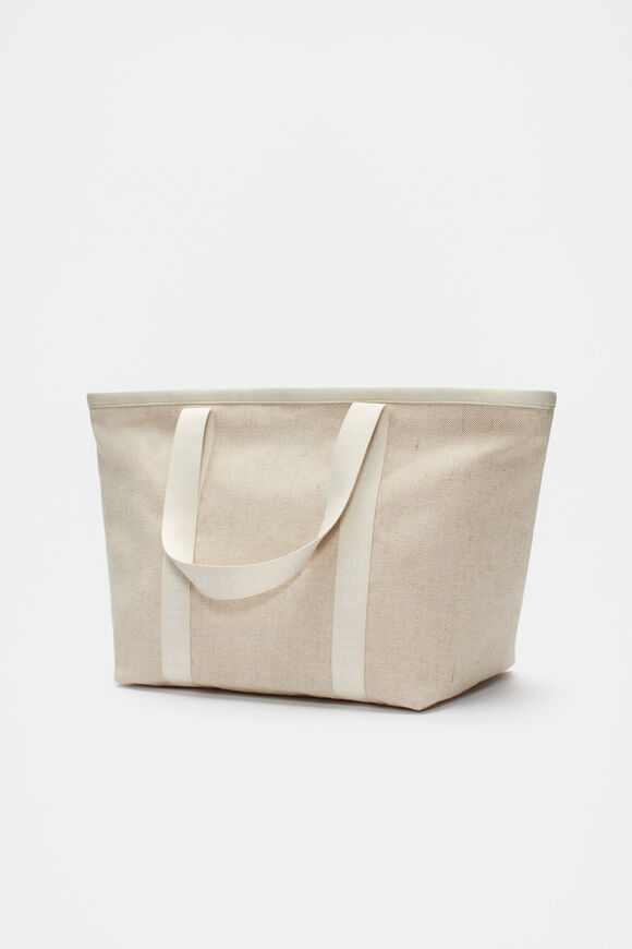 Seed Logo Day Tote  Natural  hi-res