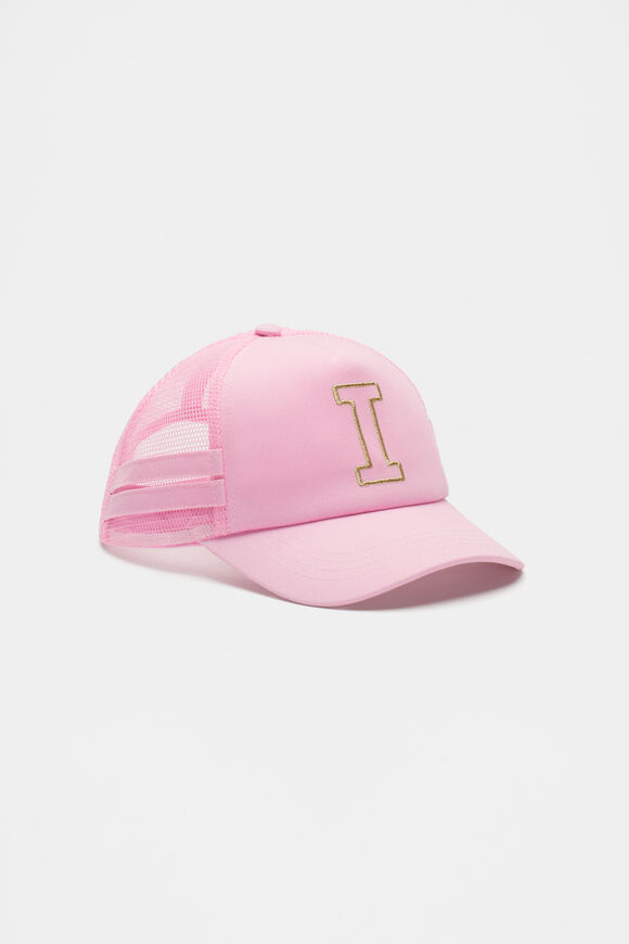 Initial Embroidered Cap  I  hi-res