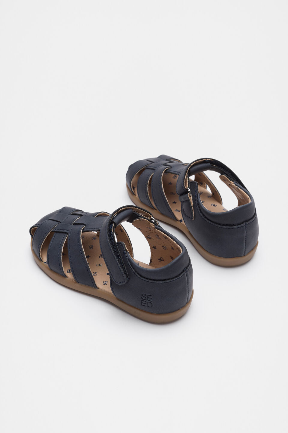 Classic Cage Sandal  Navy