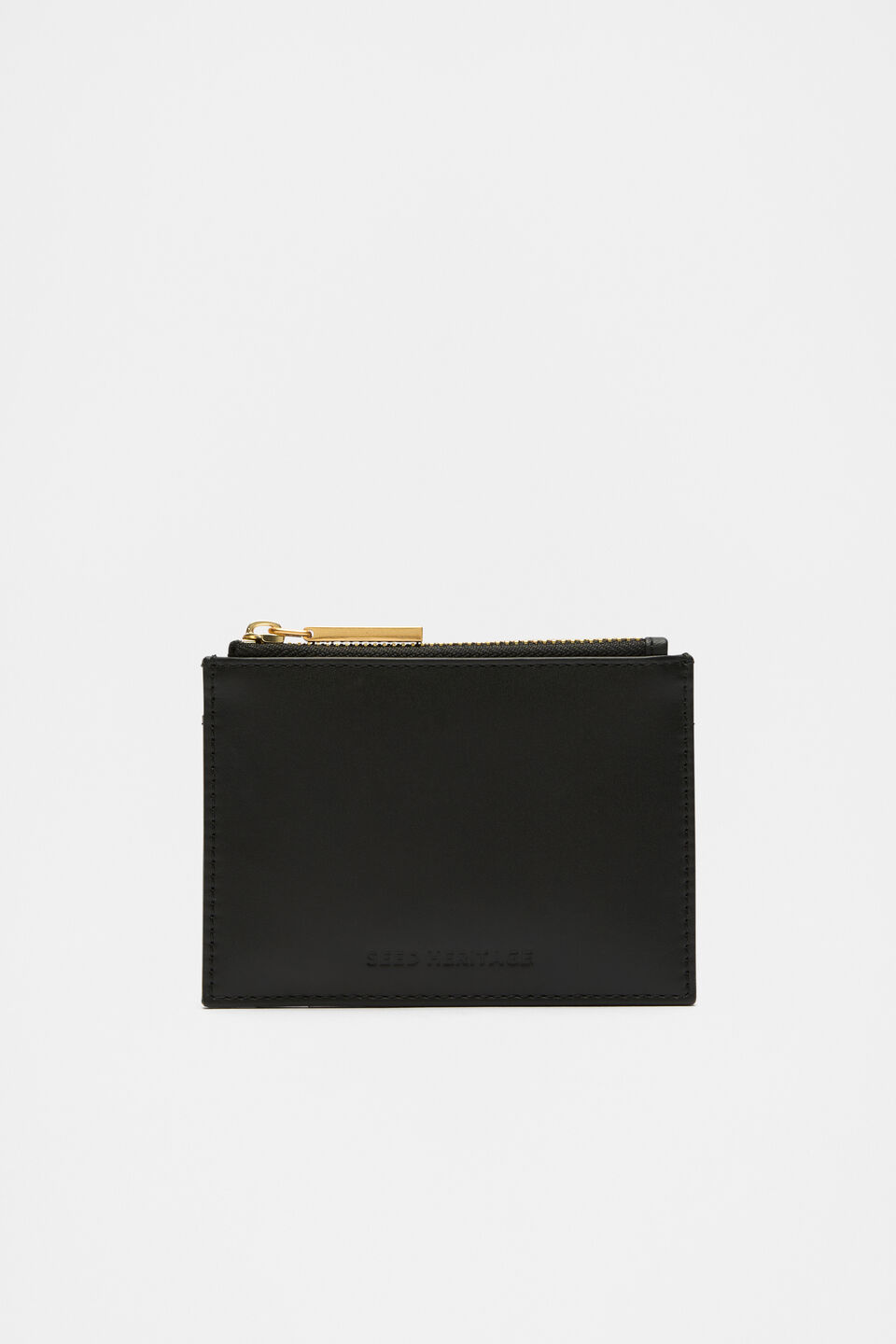 Leather Card Holder  Black