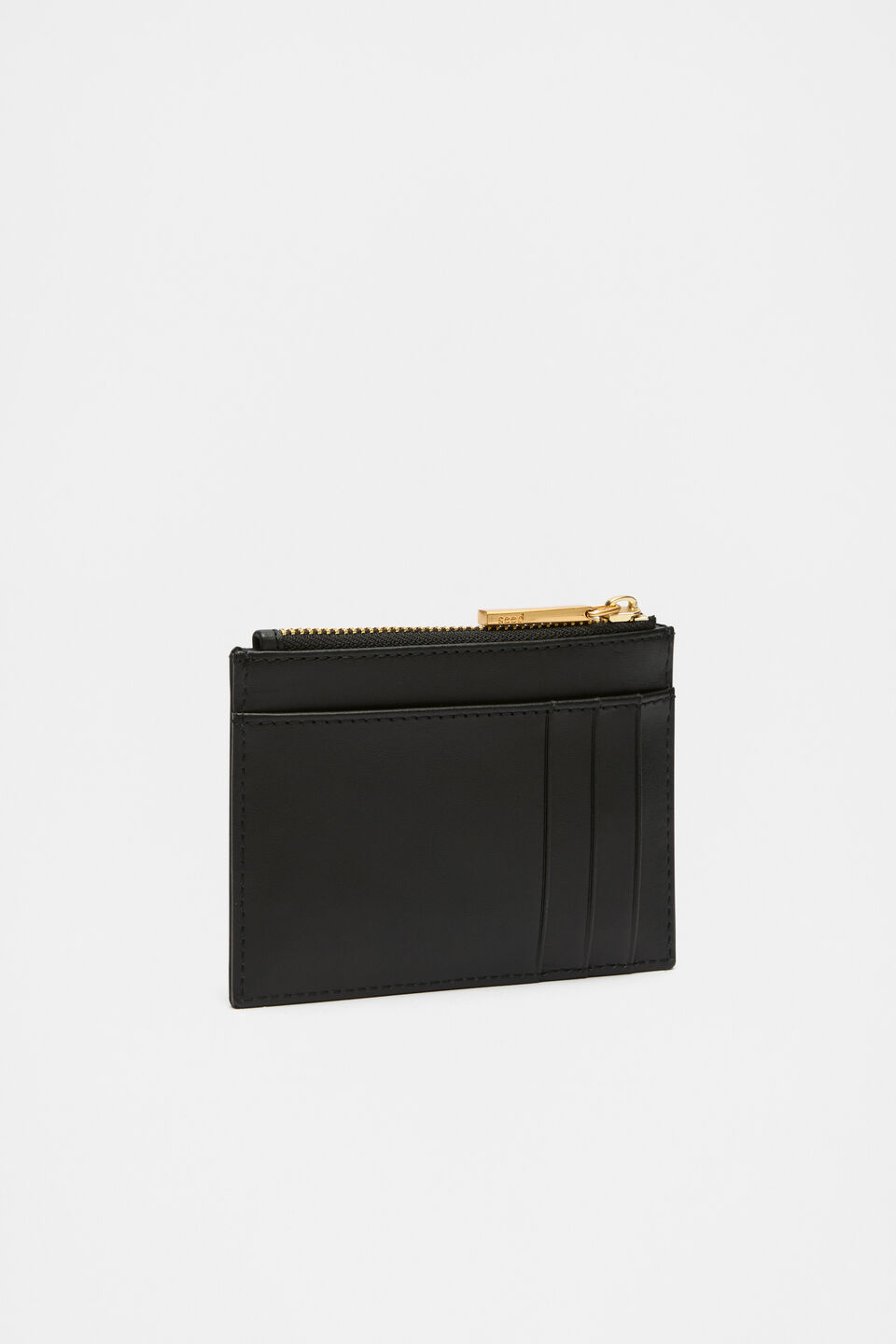 Leather Card Holder  Black