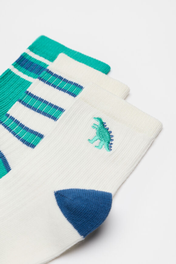 Dino Stripe 3 Pack  Multi  hi-res