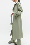 Soft Suiting Trench  Pale Olive  hi-res