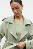 Soft Suiting Trench  Pale Olive  hi-res