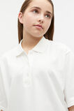 Polo Collar Tee  White  hi-res