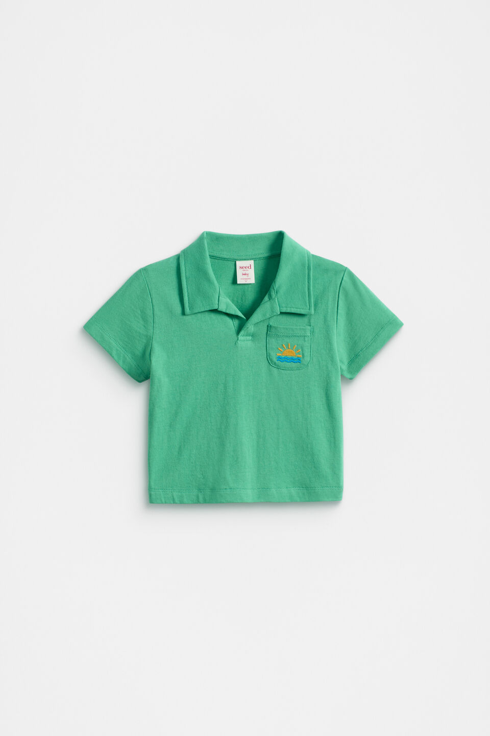 Jersey Polo  Deep Emerald