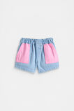 Pocket Denim Short  Candy Pink  hi-res