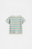 Stripe Waffle Tee  Multi  hi-res