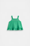 Scallop Trim Cami  Deep Emerald  hi-res