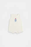 Xmas Tree Romper  Milk  hi-res