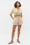 Twist Front Crop Tee  Nougat  hi-res