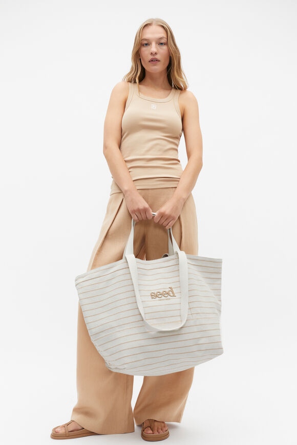 Seed Overnight Bag  Natural Stripe  hi-res