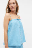 Seersucker Stripe Cami and Short PJ Set  Amalfi Stripe  hi-res