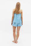 Seersucker Stripe Cami and Short PJ Set  Amalfi Stripe  hi-res
