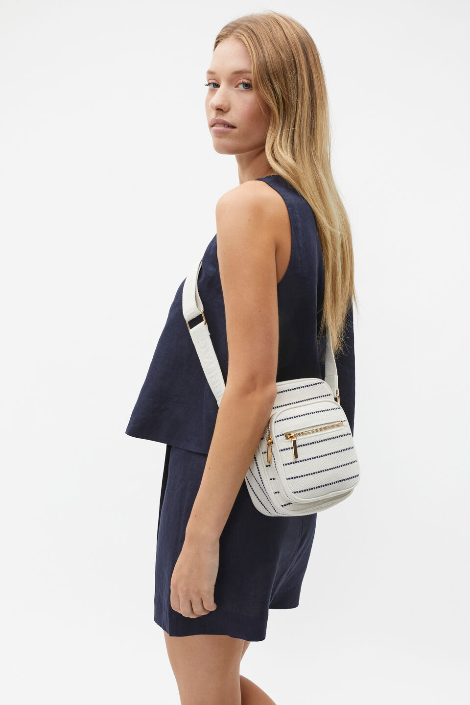 Seed Camera Bag  Midnight Sky Stripe