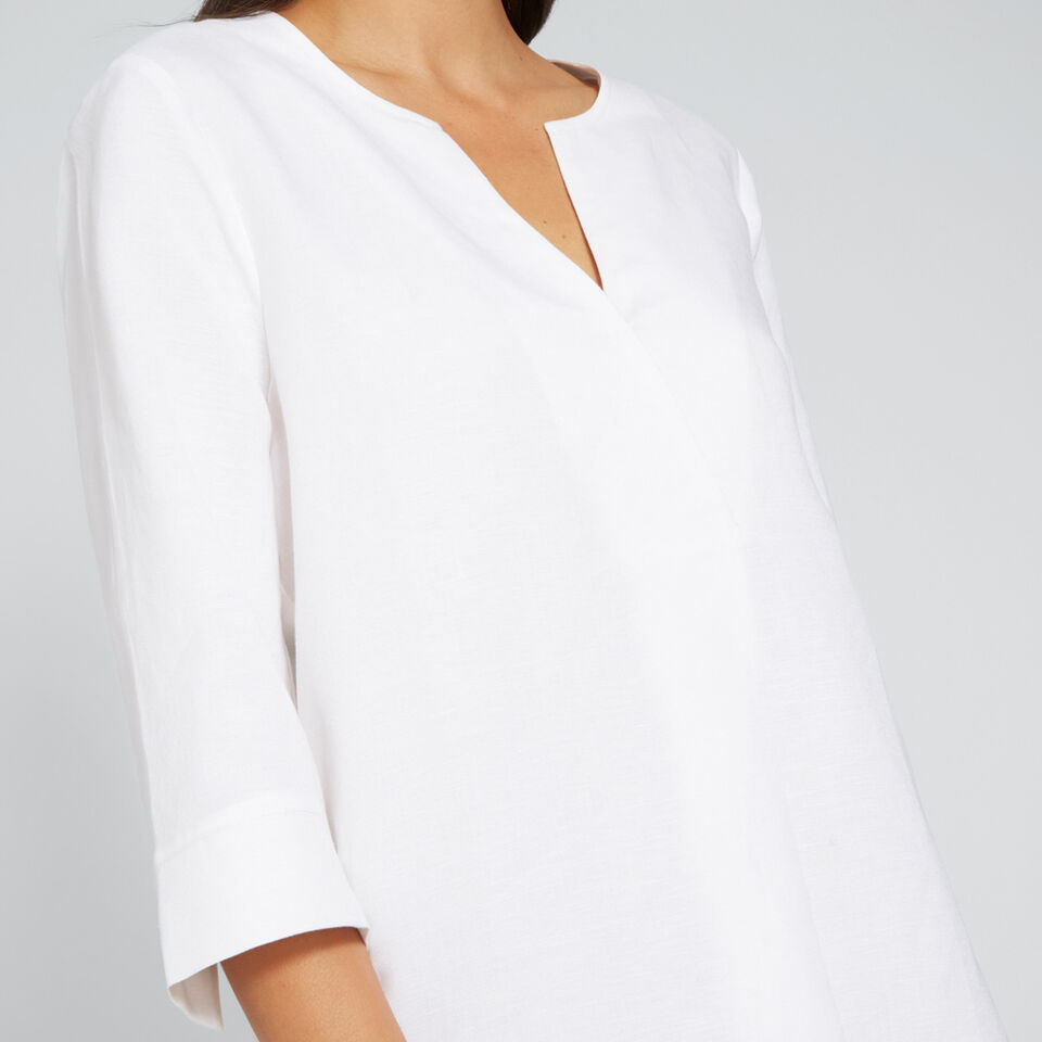 Linen Blend Blouse  
