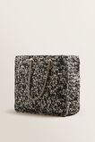 Two Tone Straw Tote    hi-res