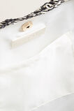 Two Tone Straw Tote    hi-res