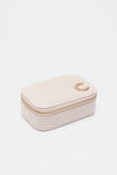 Initials Mini Jewellery Case Rose Petal  C  hi-res