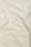 Rib Detail Poncho  Oat Marle  hi-res
