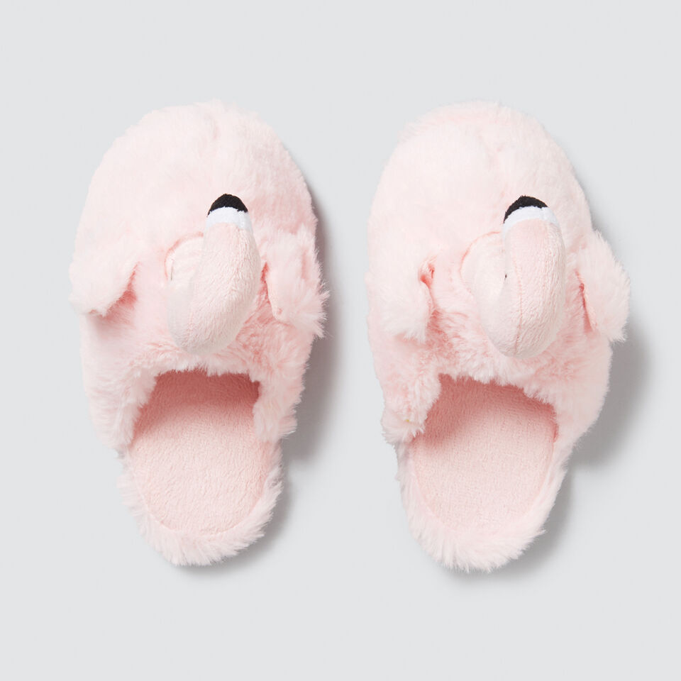 Pink Flamingo Slipper  
