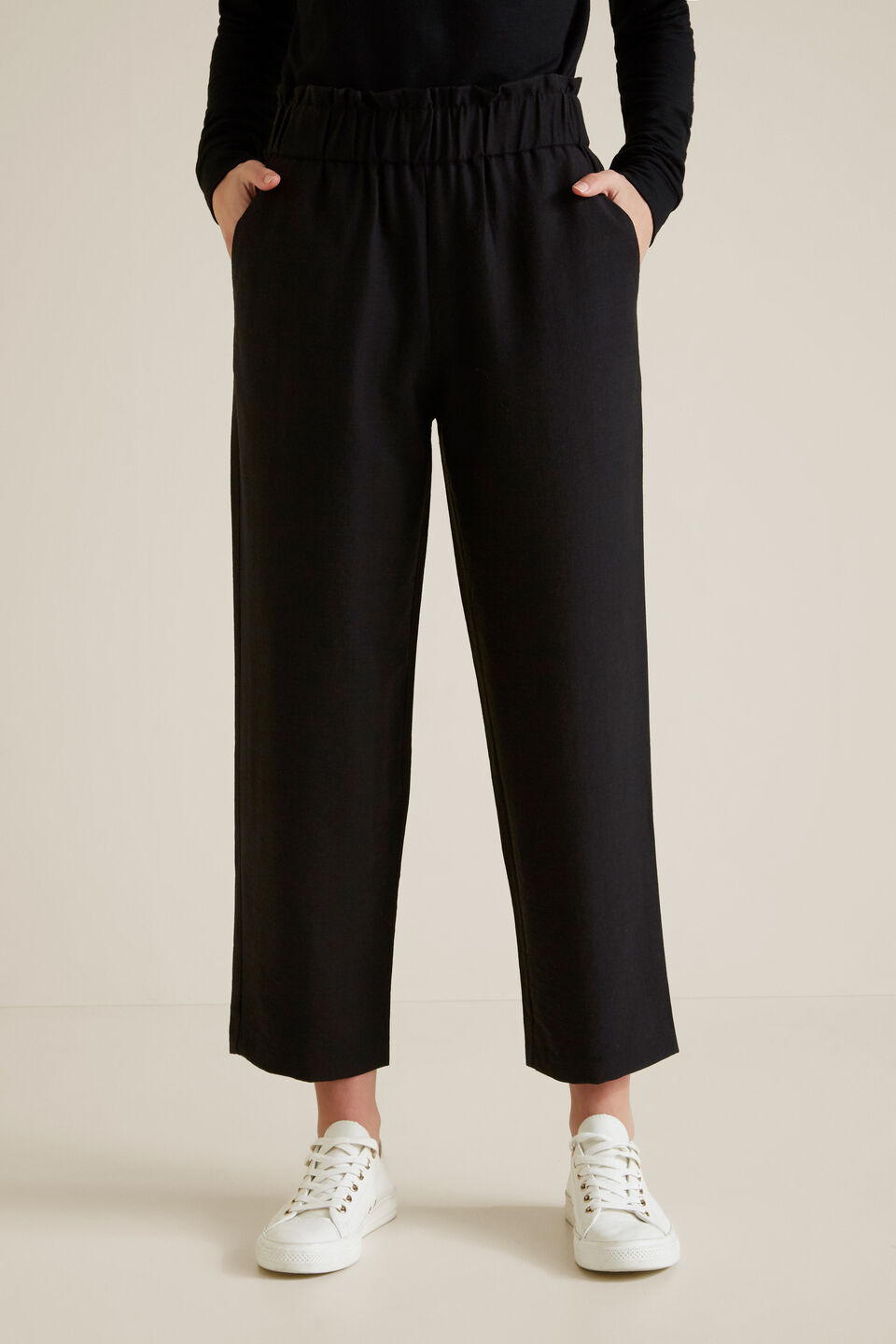 Wide Leg Textured Pant  