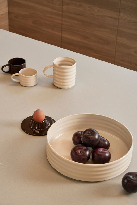 Coco Serving Bowl  Alabaster  hi-res
