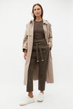 Tapered Leg Tie Pant  Dark Espresso  hi-res