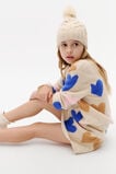 Cable Knit Beanie  Oat Marle  hi-res