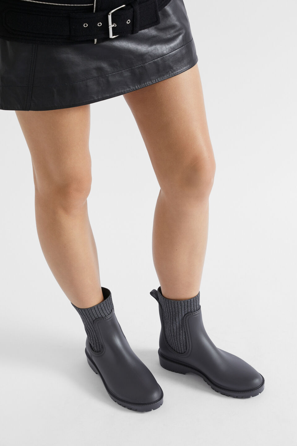 Alannah Rain Boot  Steel