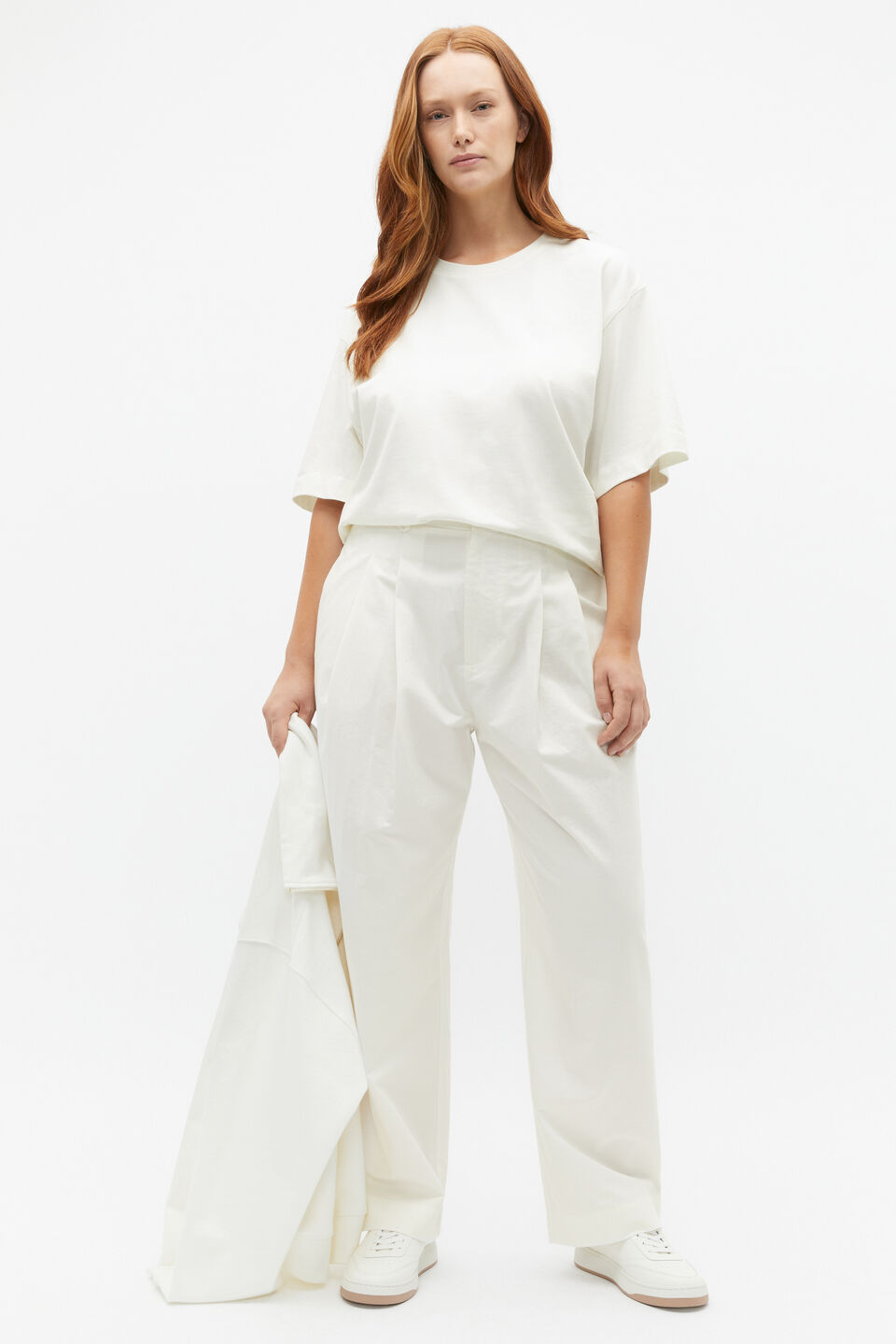 Heritage Embroidered Tee  Cloud Cream