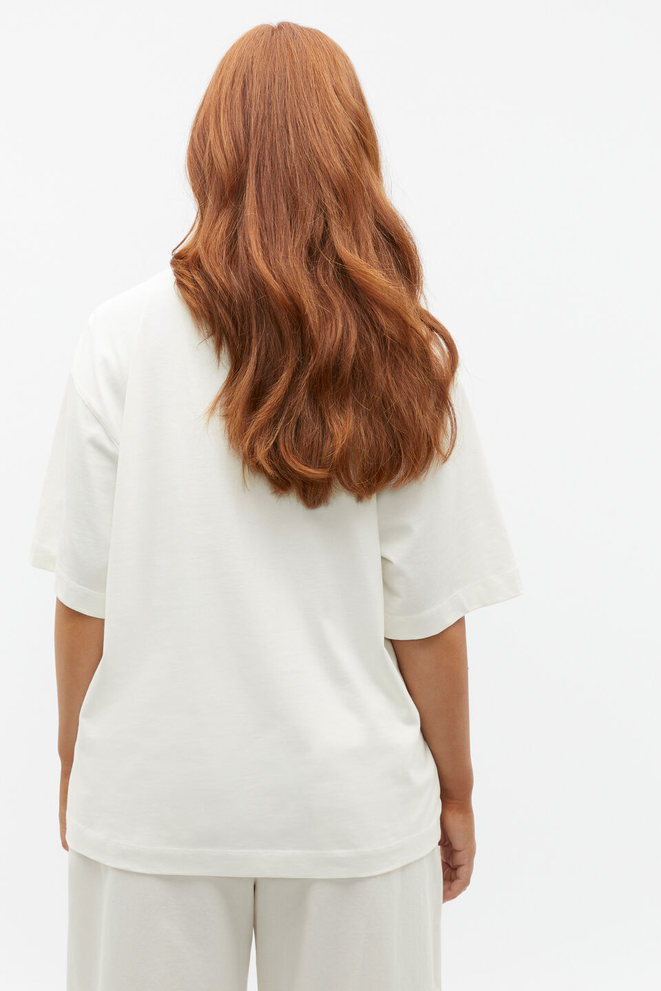 Heritage Embroidered Tee  Cloud Cream