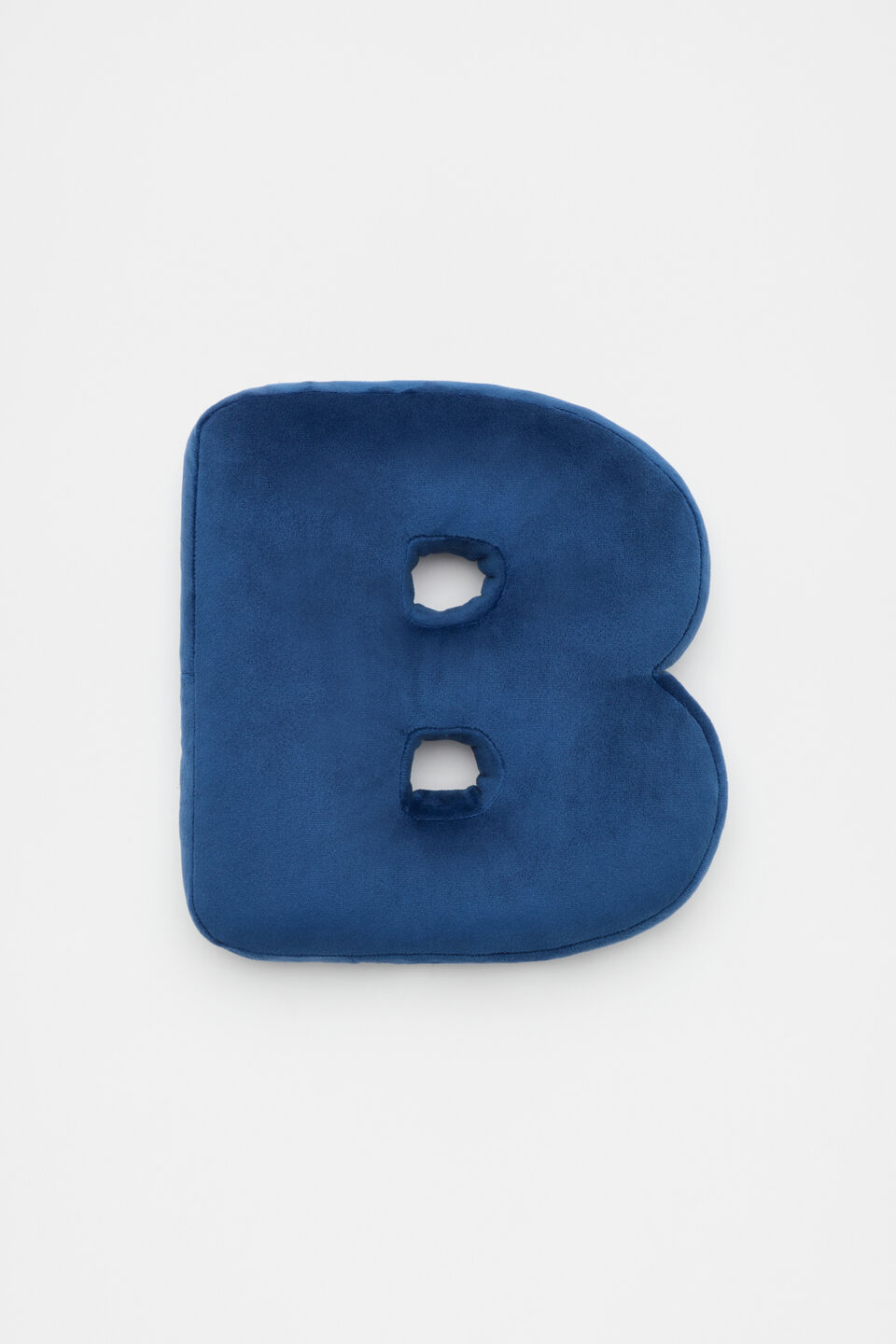 Blue Velvet Initial Cushion  B