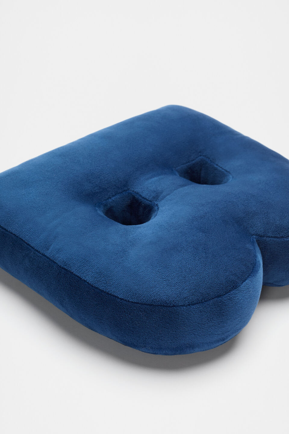 Blue Velvet Initial Cushion  B