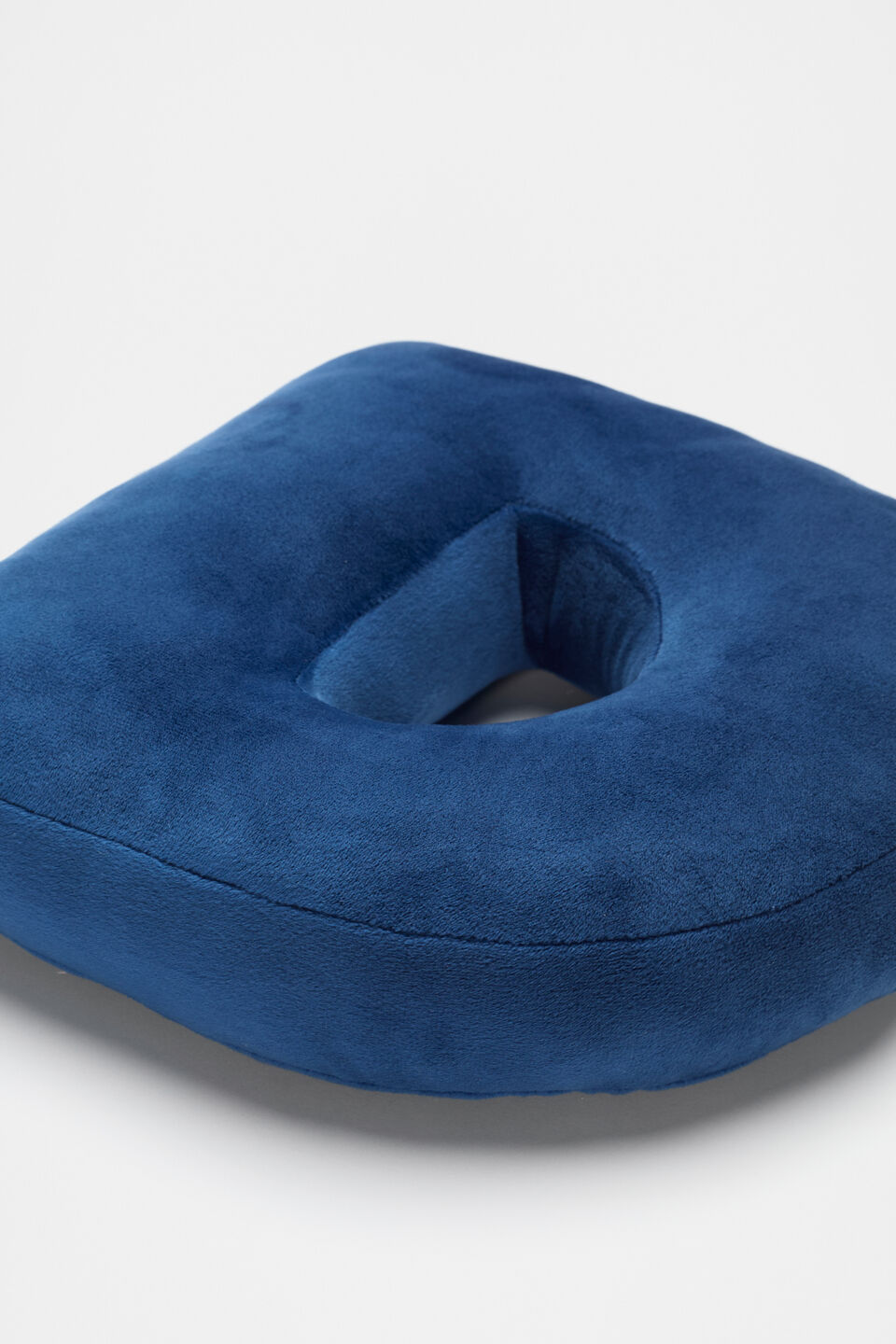Blue Velvet Initial Cushion  D