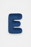 Blue Velvet Initial Cushion  E  hi-res