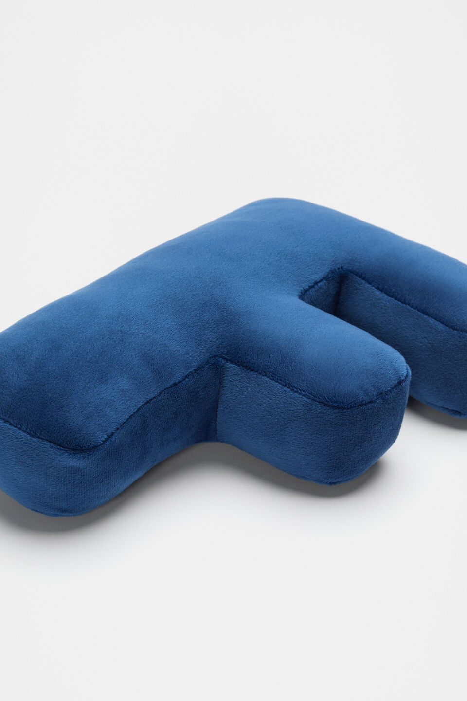 Blue Velvet Initial Cushion  F