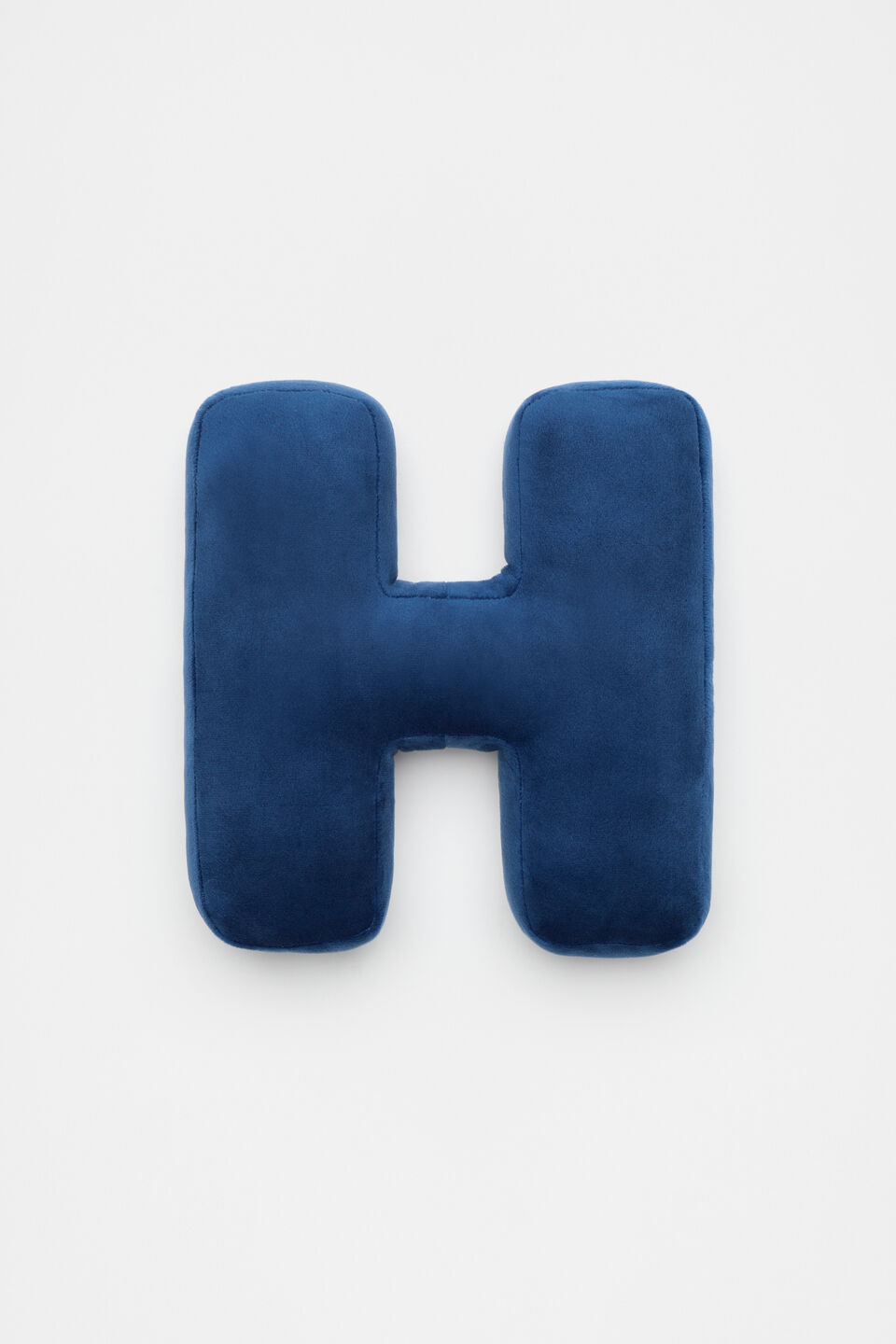 Blue Velvet Initial Cushion  H