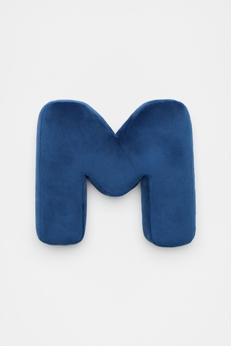 Blue Velvet Initial Cushion  M