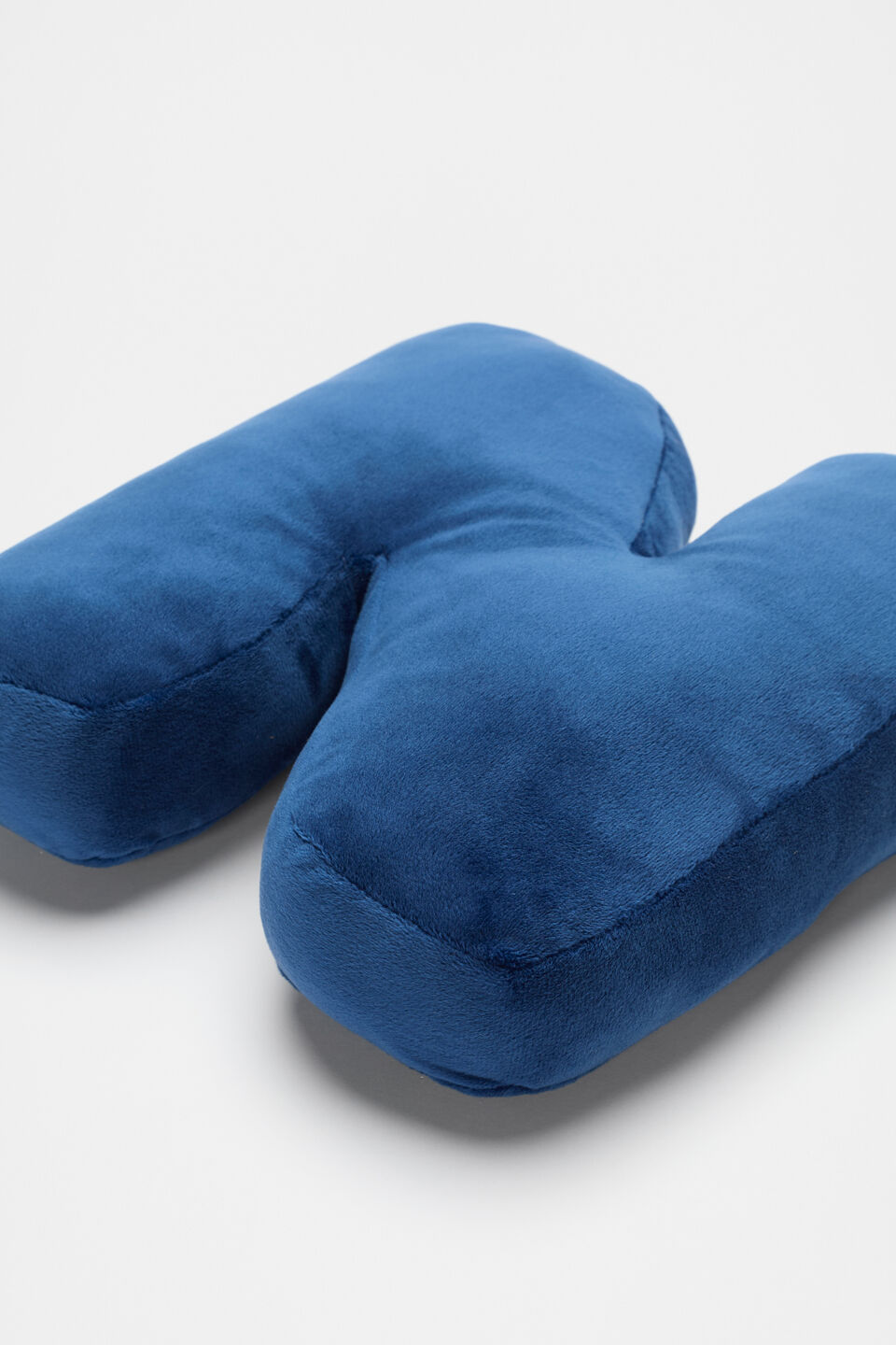 Blue Velvet Initial Cushion  N