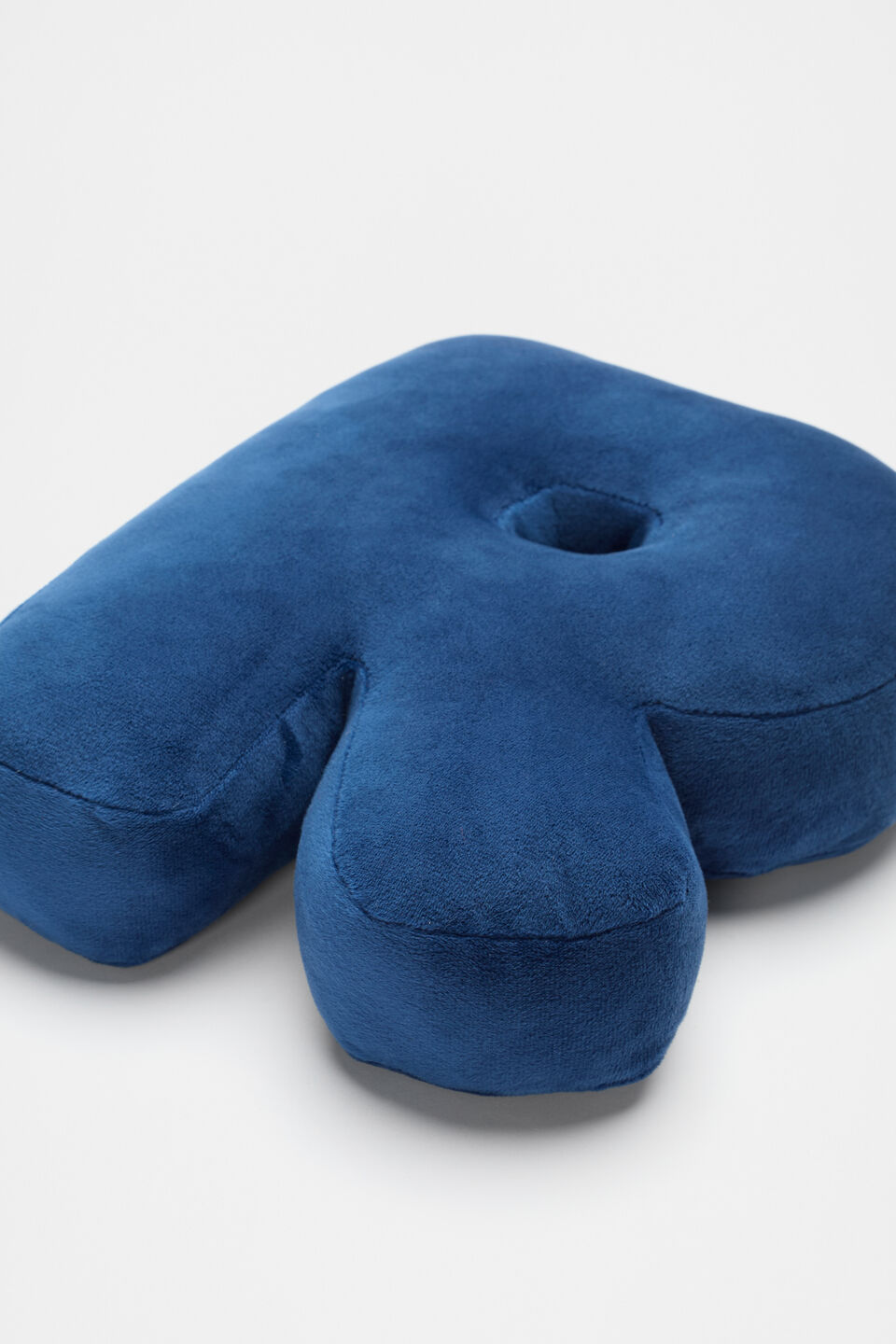 Blue Velvet Initial Cushion  R