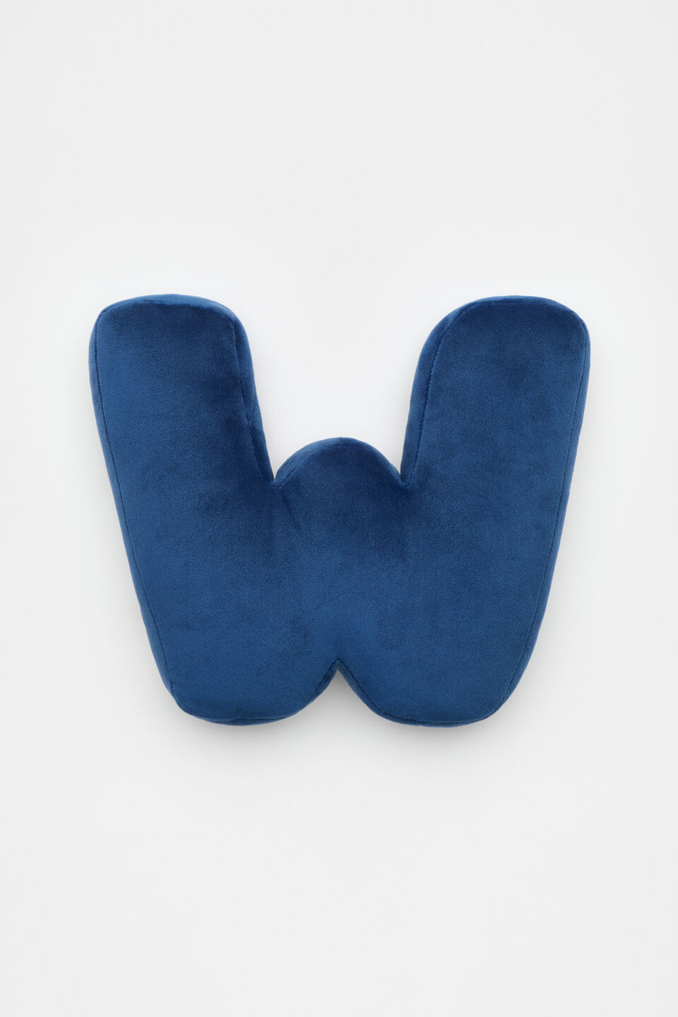 Blue Velvet Initial Cushion  W