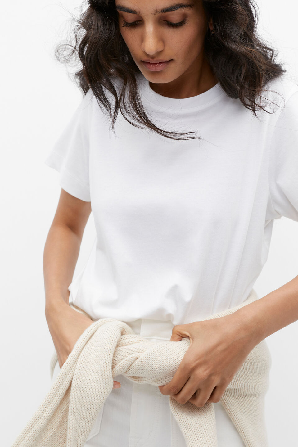 Core Neat Tee  Whisper White