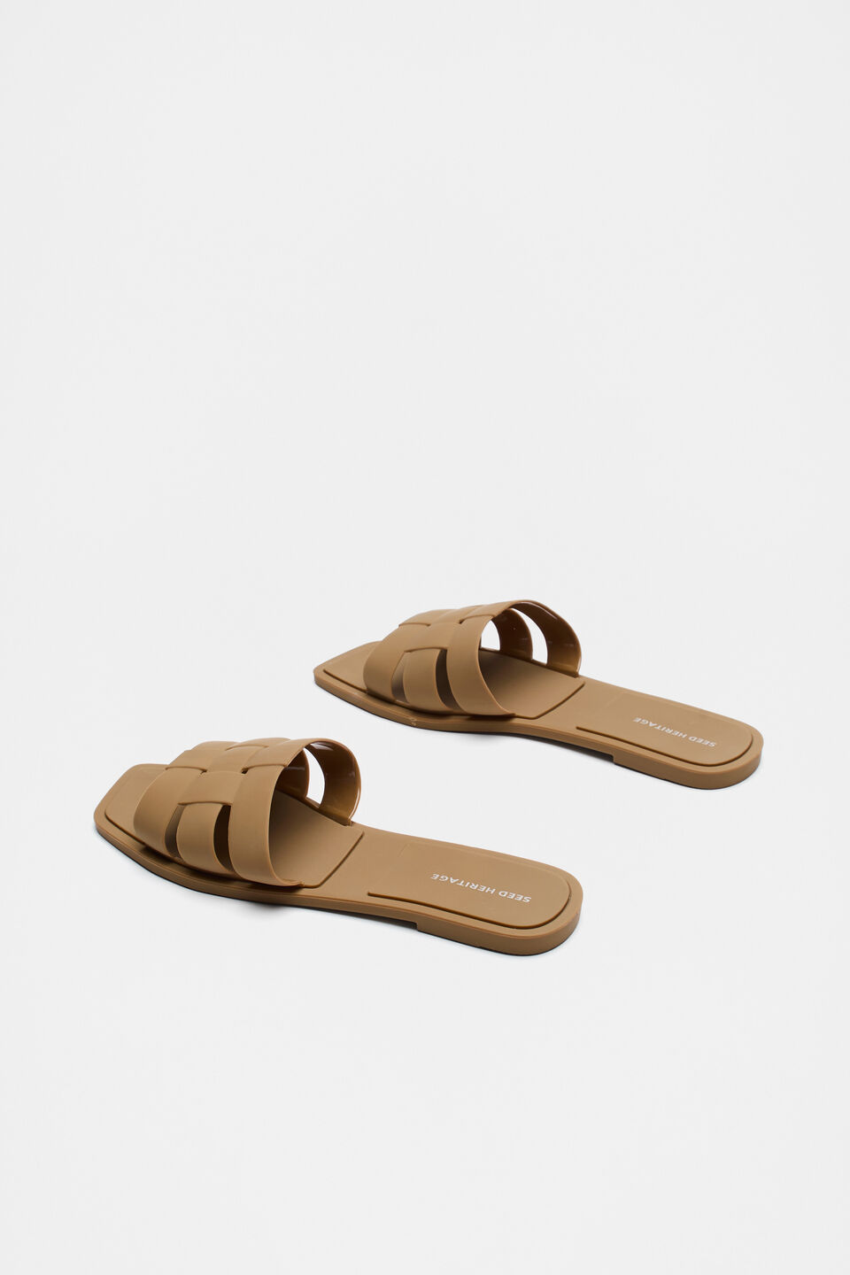 Woven Moulded Slide  Cinnamon Spice
