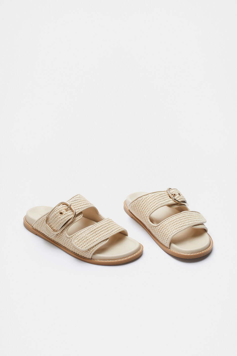 Matilda 2 Strap Slide  Stone
