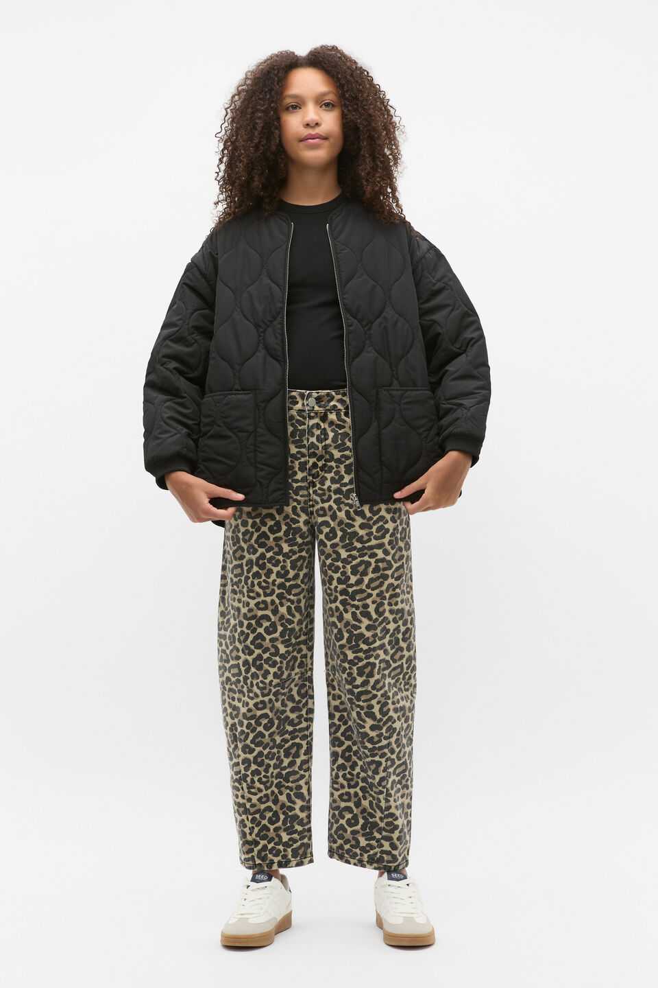 Quilted Jacket  Black